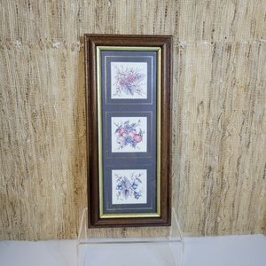 Vintage Framed Trio of MB Frey signed, lithograph art